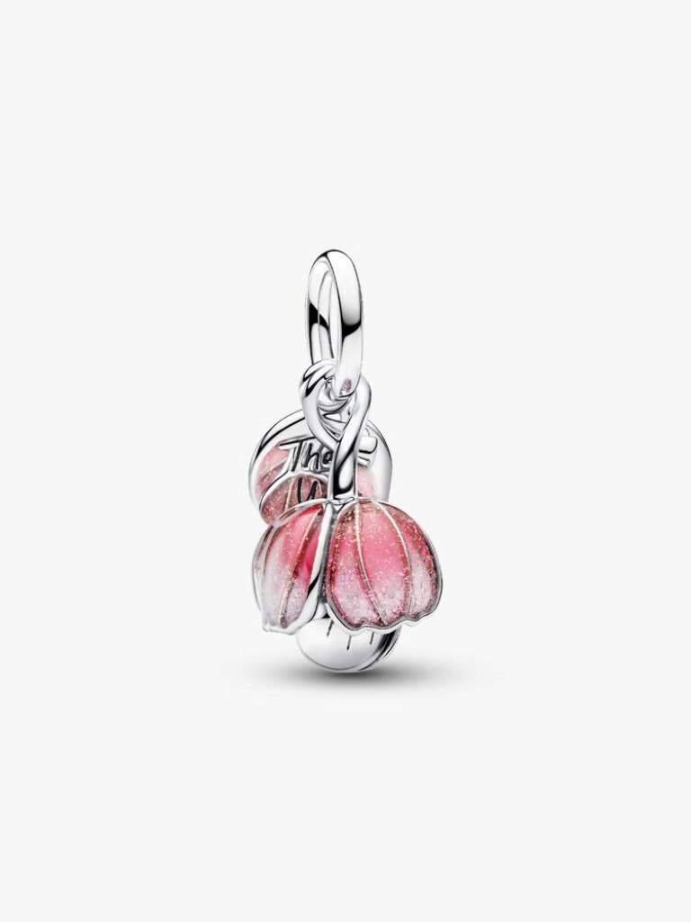 Pandora Two-Tone Blooming Flower Dangle Charm 39$